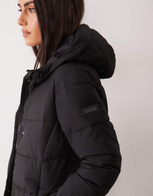 Regatta Insulated eloria quilted jacket in black, 3 of 4