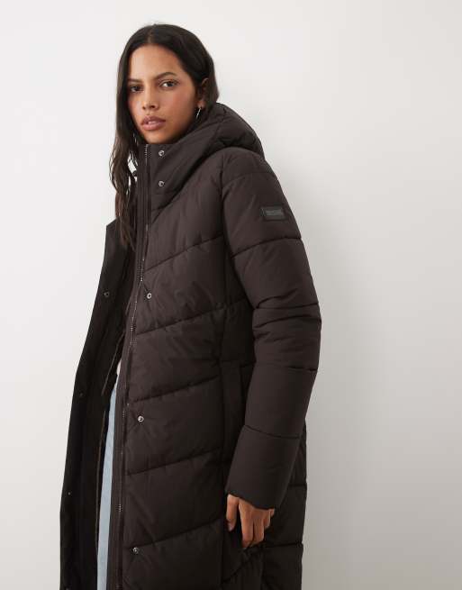 Regatta Insulated eloria quilted jacket in dark chocolate, 2 of 4