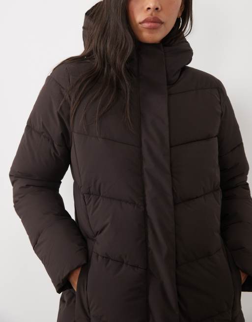 Regatta Insulated eloria quilted jacket in dark chocolate, 3 of 4
