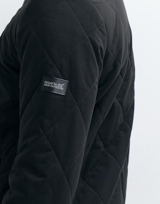 Regatta Insulated harvin quilted jacket in black, 2 of 5