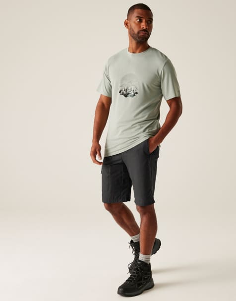 Regatta – Isoflex Highton II – Lange Wander-Shorts in Aschgrau - view 1