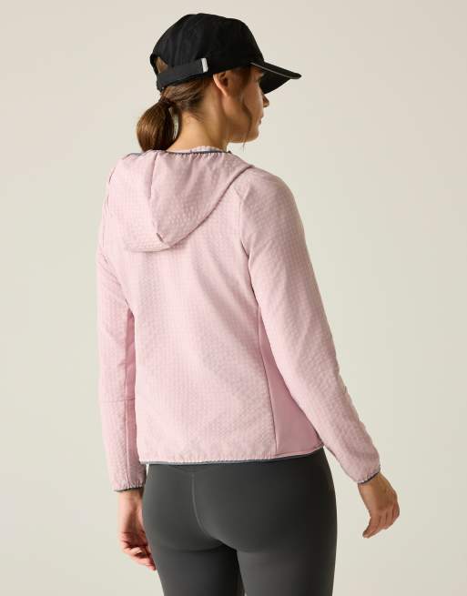 Regatta - Kemilia - Veste intermédiaire à capuche et fermeture éclair - Lilas poudré, 4 de 4