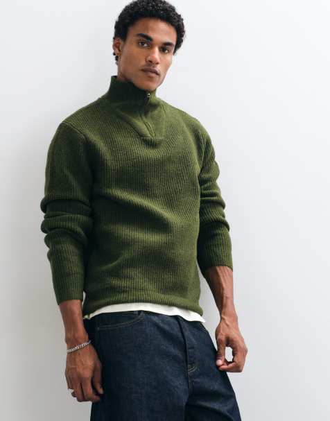 Regatta Kolding half zip jumper in olive night - view 1