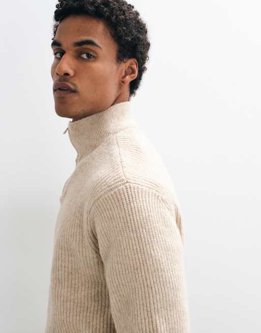 Regatta Kolding half zip jumper in white pepper, 4 of 5