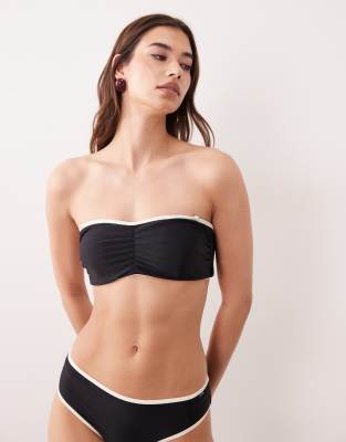 Regatta Kyra Bandeau Bikini Top In Black