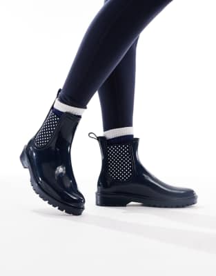  Lady Harriett II Ankle Wellies in Blue