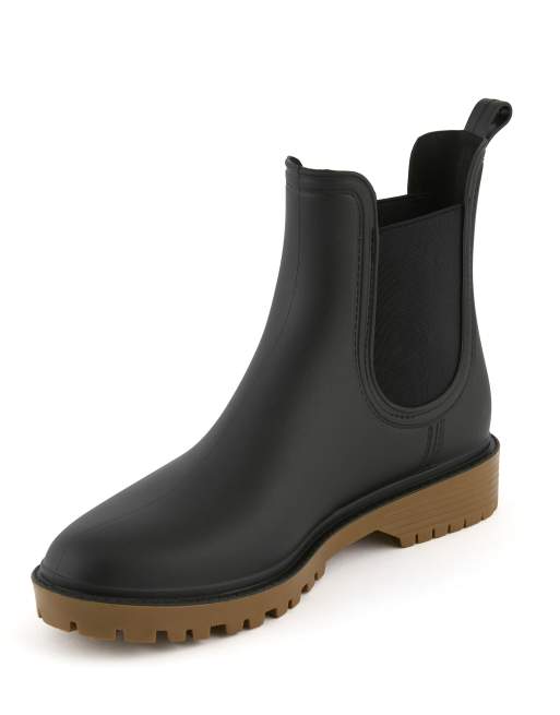 Regatta Lady harriett ii ankle wellies in matt black and gum, 3 of 6