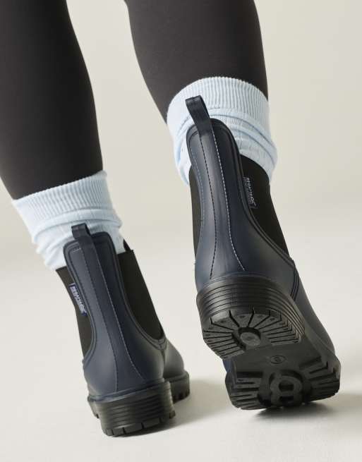 Regatta Lady harriett ii ankle wellies in matt navy, 4 of 4