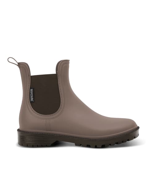Regatta Lady harriett ii ankle wellies in mocha - view 1