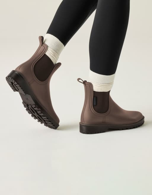 Regatta Lady harriett ii ankle wellies in mocha, 4 of 4