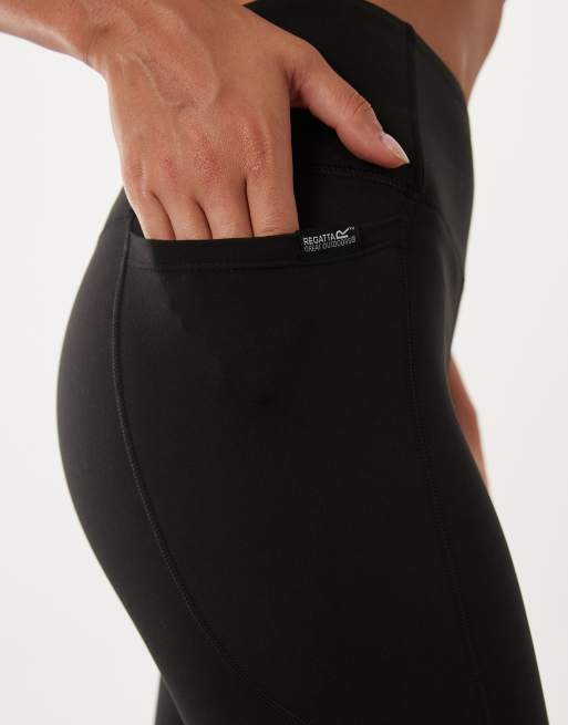 Regatta legging de confort outdoor stretch noir, 3 de 5