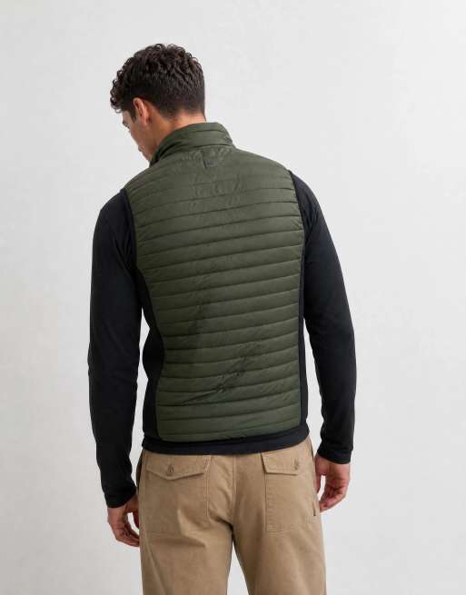 Regatta Lightweight andreson hybrid bodywarmer in dark khaki black, 9 of 10