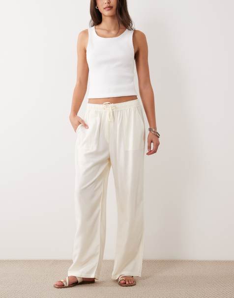 Regatta Lightweight elbrie trousers in light vanilla - view 1