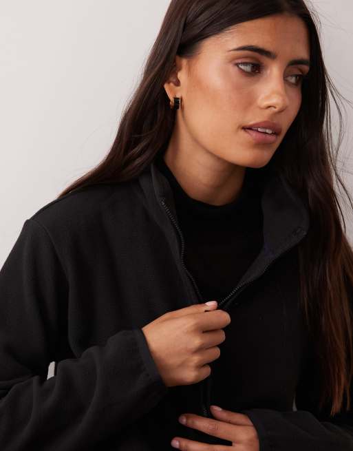 Regatta Lightweight frankie half zip fleece in black, 3 of 4