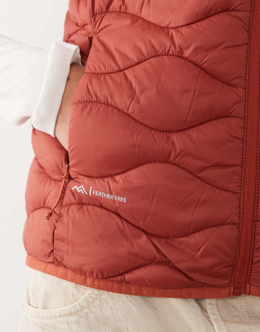 Regatta Lightweight hydi bodywarmer in burnt henna, 3 of 4