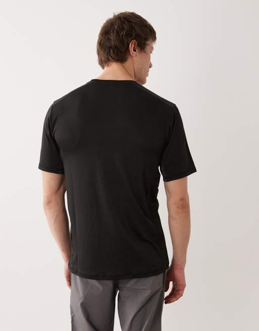 Regatta Lightweight quick-dry virda t-shirt in ash black, 3 of 5