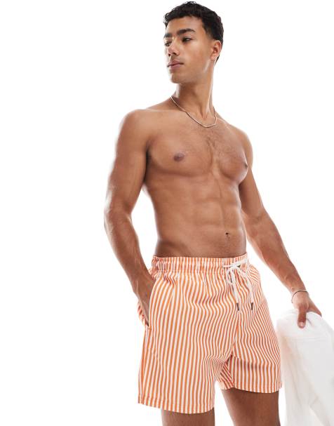 Regatta Loras swim short in celosia orange stripe - view 1