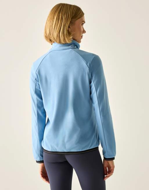 Regatta - Malana - Fleece met rits in denimblauw met wassing, 2 van 4