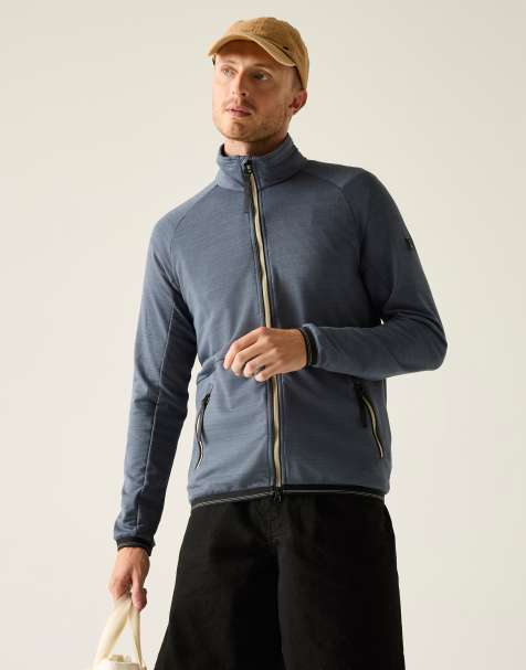 Regatta - Malton - Pile leggero blu con zip - view 1