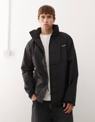 Regatta Matt waterproof jacket in black - view 1