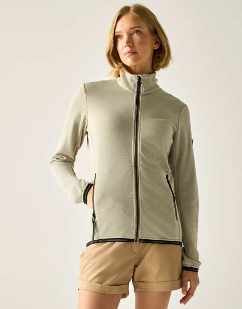 Regatta – Mavrey – Fleece-Jacke in der Farbe Pergament mit Reißverschluss - view 1