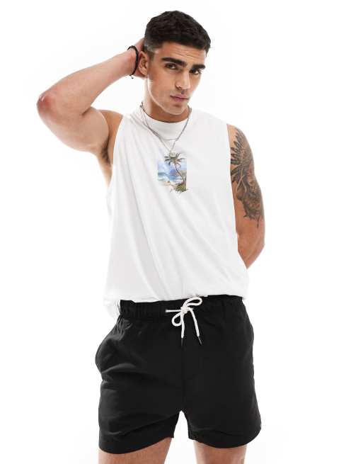  Regatta mawson swim shorts in black