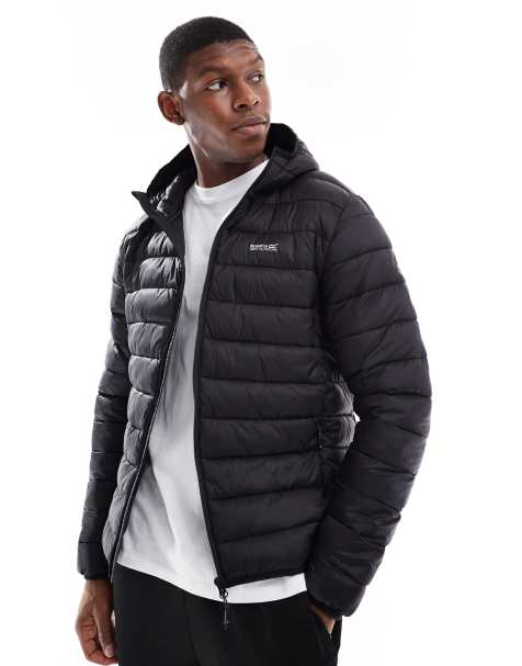 Regatta Men's Hooded Marizion Padded Jacket in Black - view 1
