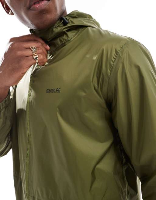 Regatta Men's Pack-It III Waterproof Jacket in Green, 2 of 4