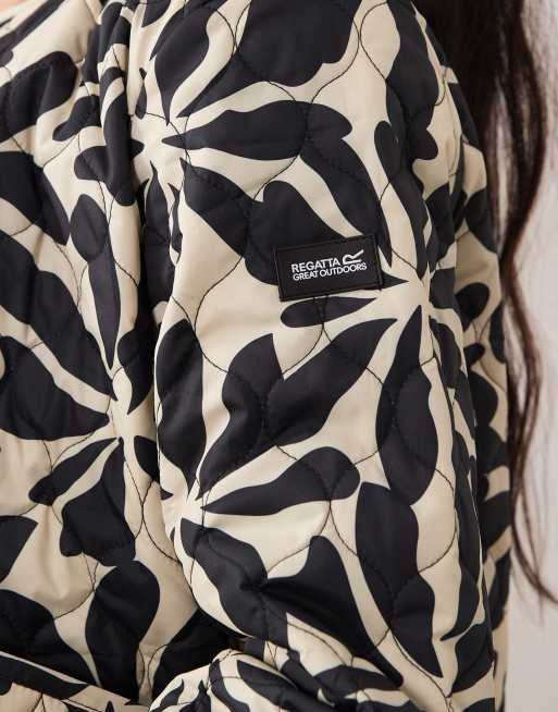 Regatta Mira quilted jacket in abstract floral, 2 of 4