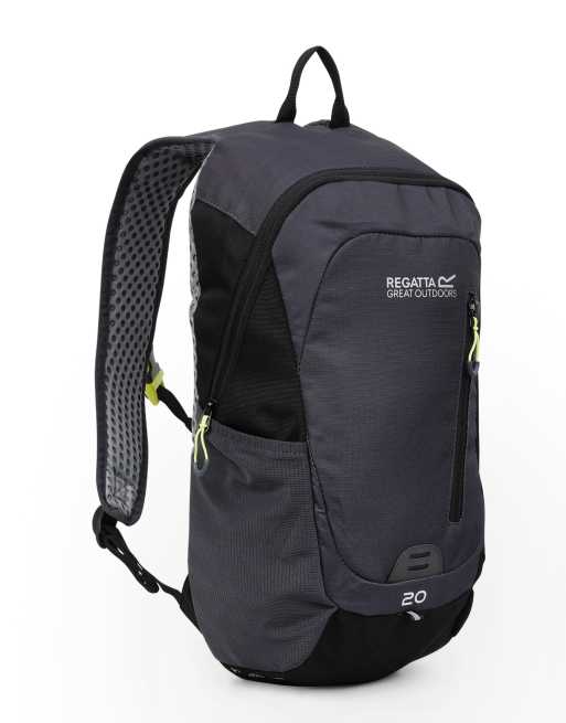 Regatta mochila V2 de 20 l en gris foca negro, 2 de 7