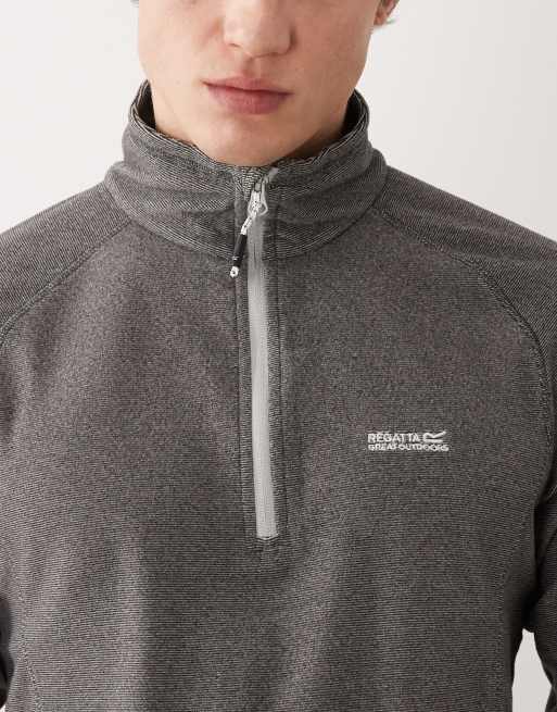 Regatta Montes lightweight half zip fleece in light steel, 5 of 5