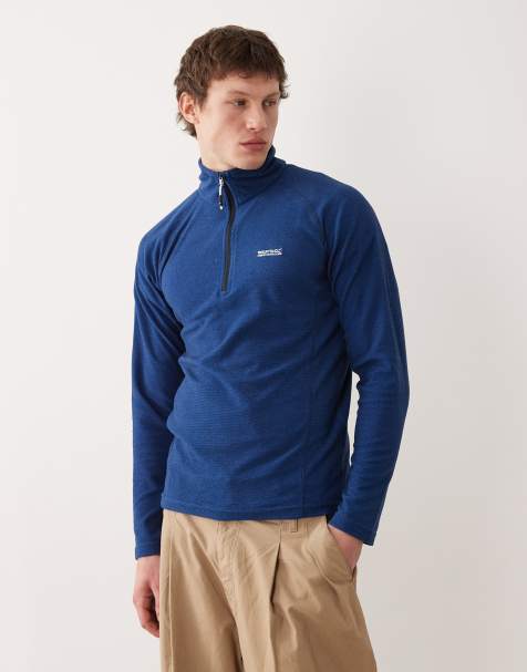 Regatta Montes lightweight half zip fleece in olympian blue - view 1