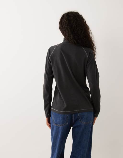 Regatta Montes lightweight half-zip fleece in seal grey ash, 3 of 4