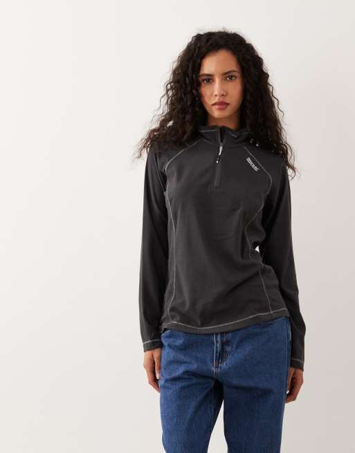 Regatta Montes lightweight half-zip fleece in seal grey ash, 4 of 4