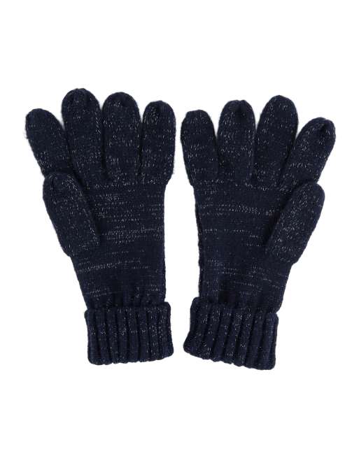 Regatta Multimix soft knit gloves in navy, 2 of 2