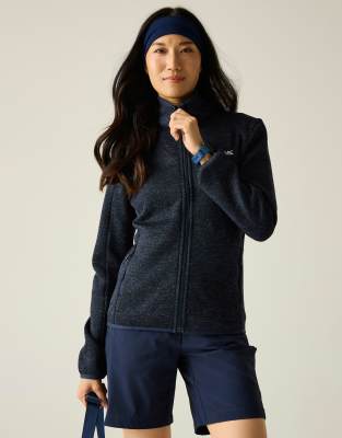 Regatta - Newhill - Kuschelige Fleecejacke für Damen in Marineblau mit durchgehendem Reißverschluss