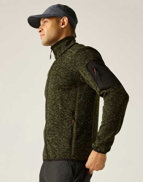 Regatta – Newhill – Kuschelige Fleecejacke in dunklem Khakigrün mit Reißverschluss - view 1