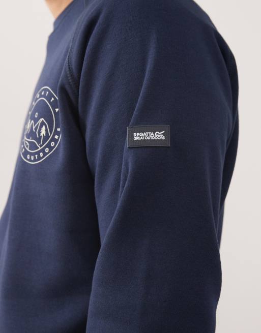 Regatta Nithsdale jumper in blue, 4 of 4