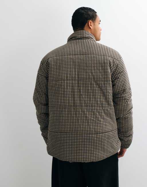 Regatta Nyborg quilted jacket in white pepper houndstooth, 3 of 5