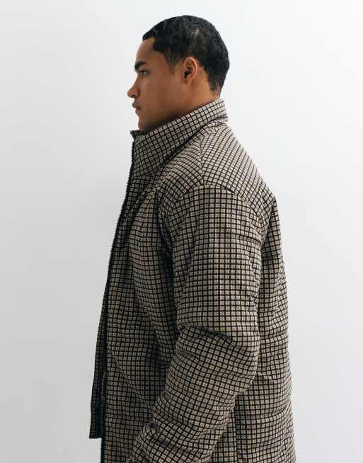 Regatta Nyborg quilted jacket in white pepper houndstooth, 4 of 5