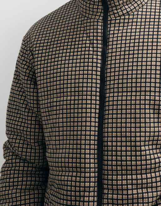 Regatta Nyborg quilted jacket in white pepper houndstooth, 5 of 5