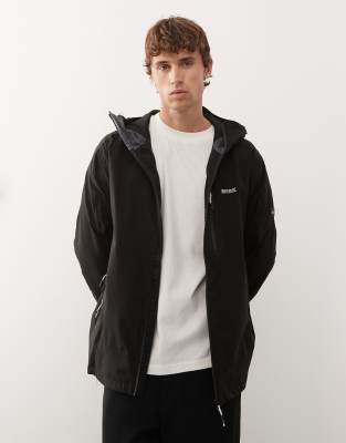 Regatta Okara waterproof hiking jacket in black - view 1