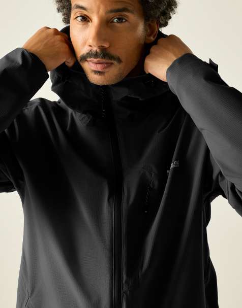 Regatta – Oklarna – Wasserabweisende Jacke in Schwarz - view 1