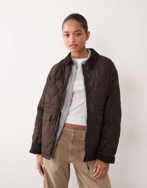 Regatta Onion‑quilted amira jacket in dark chocolate - view 1