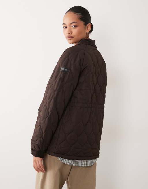 Regatta Onion‑quilted amira jacket in dark chocolate, 4 of 4
