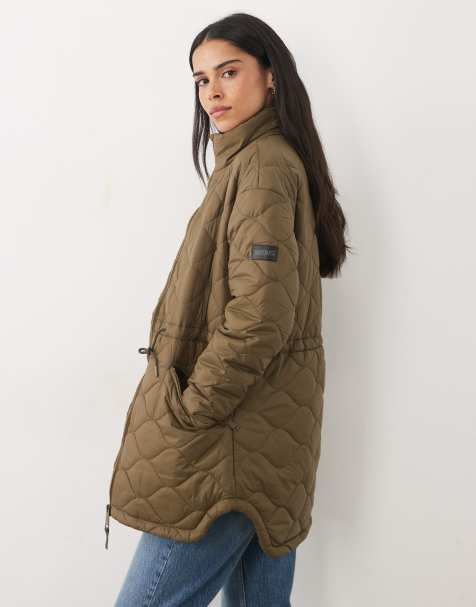 Regatta Onion‑quilted gaia jacket in bark green - view 1