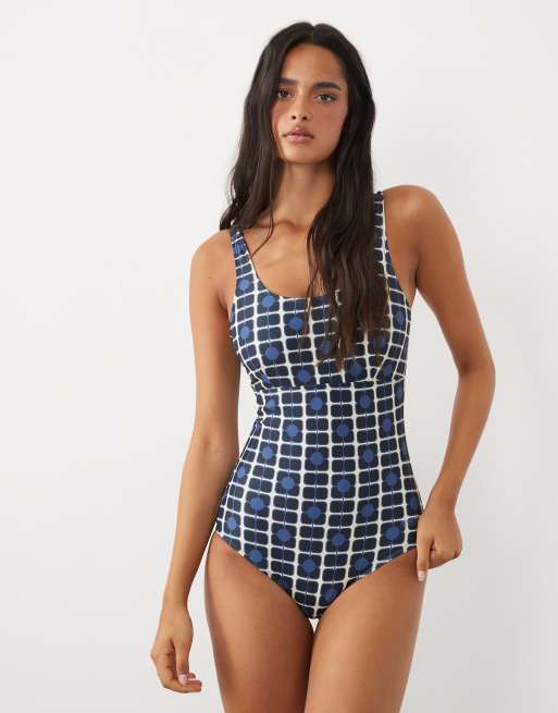 Regatta Orla ii  swimsuit in giant poppy navy, 2 of 4