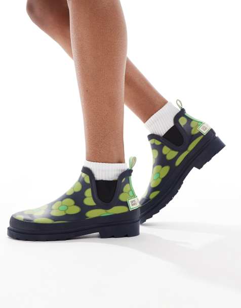 Regatta Orla kiely welly mid in flower navy - view 1