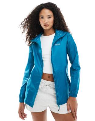 Regatta - Pack-It III - Wasserdichte Regenjacke für Damen in Grün-Blau
