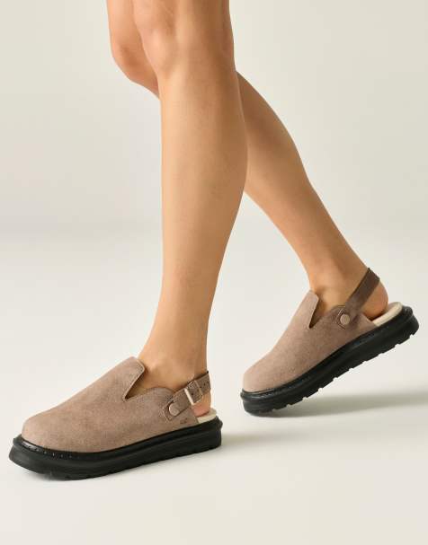 Regatta Pearl mules in taupe - view 1